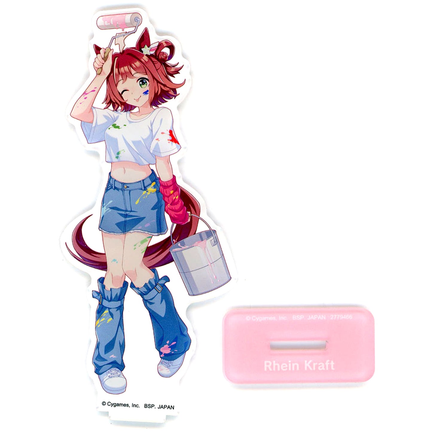 Line Craft Umamusume: Pretty Derby BIG Acrylic Plate with Stand Painter Style Vol.3 NAMCO Promotion third Namco Limited [USED]