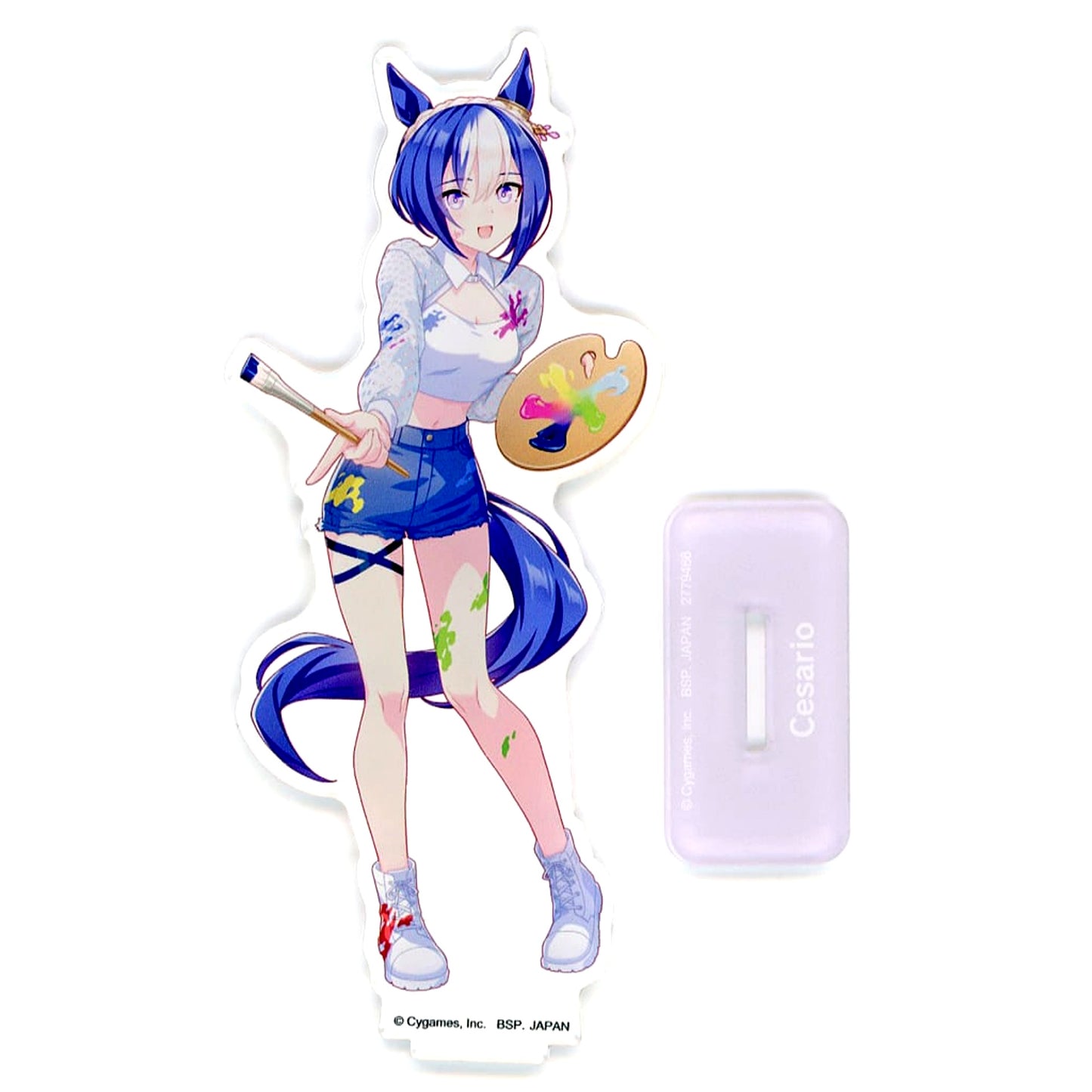 Cesario Uma Musume Pretty Derby NAMCO Promotion Third Big Acrylic Plate with Stand Painter Style Vol. 3 Namco Limited [USED]