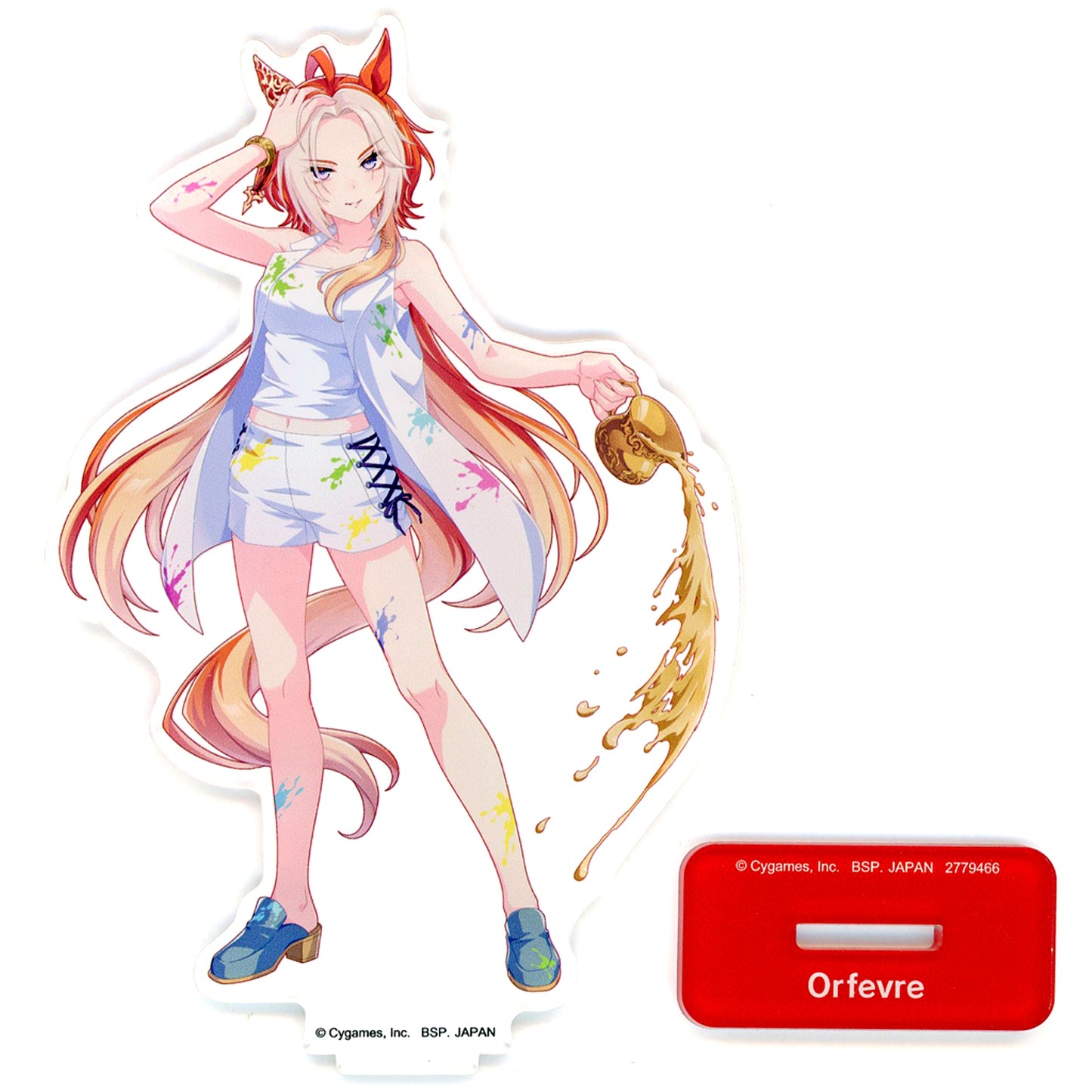 Orfevre Vol.3 Umamusume: Pretty Derby NAMCO Promotion third Namco Limited Big Acrylic Plate with Stand Painter Style [USED]