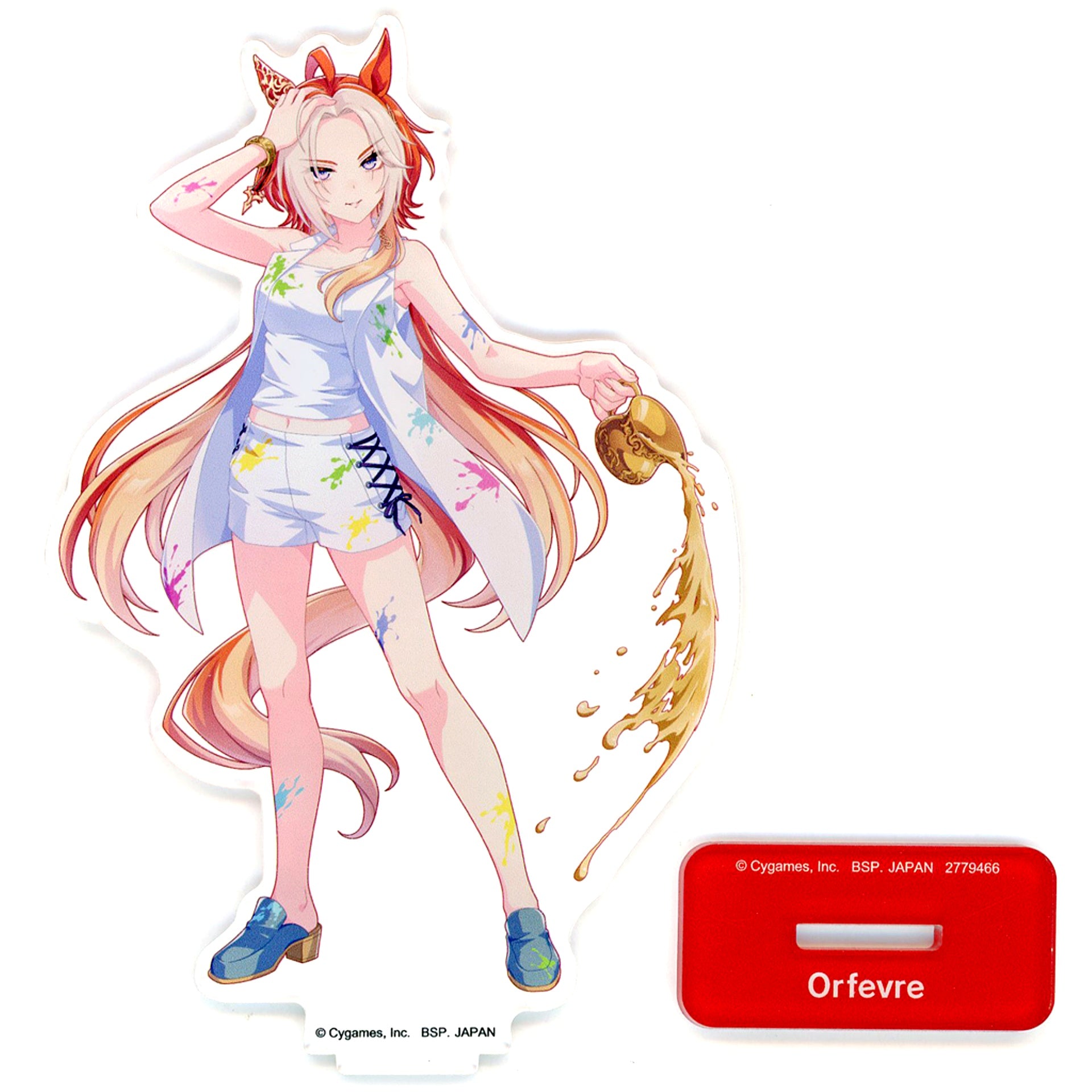 Orfevre Vol.3 Umamusume: Pretty Derby NAMCO Promotion third Namco Limited Big Acrylic Plate with Stand Painter Style [USED]
