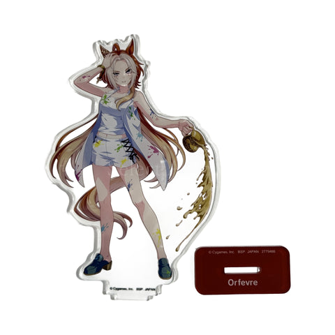 Orfevre Vol.3 Umamusume: Pretty Derby NAMCO Promotion third Namco Limited Big Acrylic Plate with Stand Painter Style [USED], photo 1