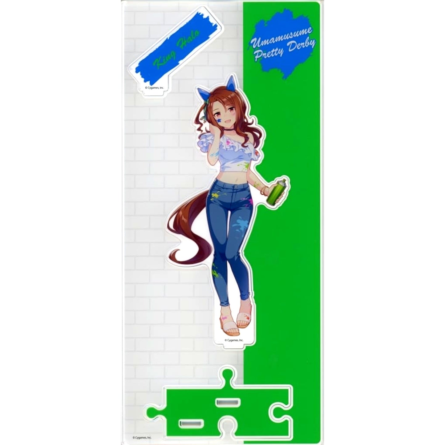 King Halo Uma Musume Pretty Derby NAMCO Promotion Third CharaPop Store Acrylic Stand Painter Style [USED]