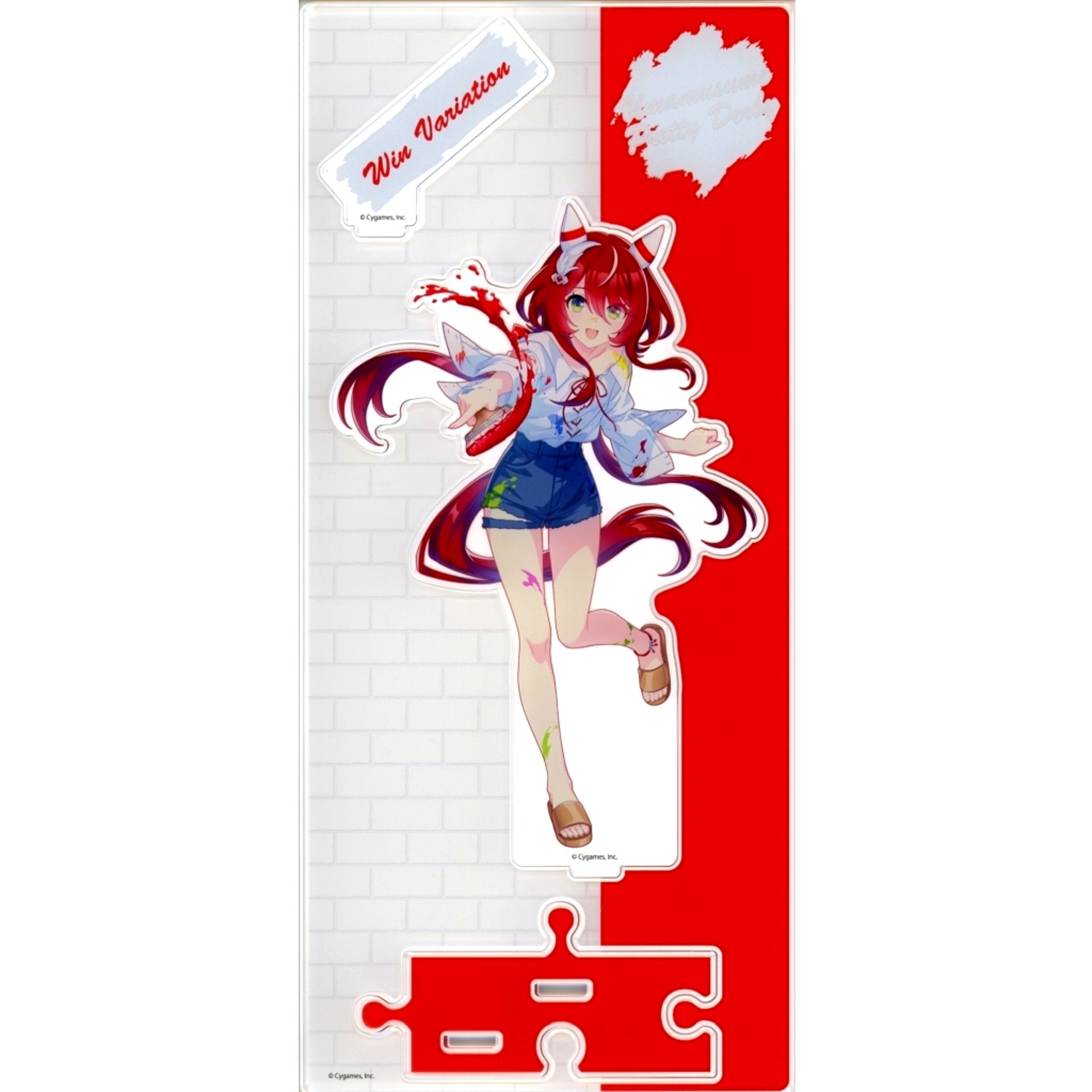 Win Variation Umamusume: Pretty Derby NAMCO Promotion third Chara Pop Store Acrylic Stand Painter Style [USED]