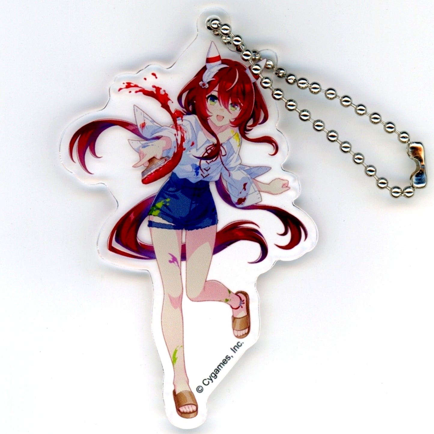 Win Variation Uma Musume Pretty Derby NAMCO Promotion third Chara Pop Store Acrylic Keychain Painter Style [USED]