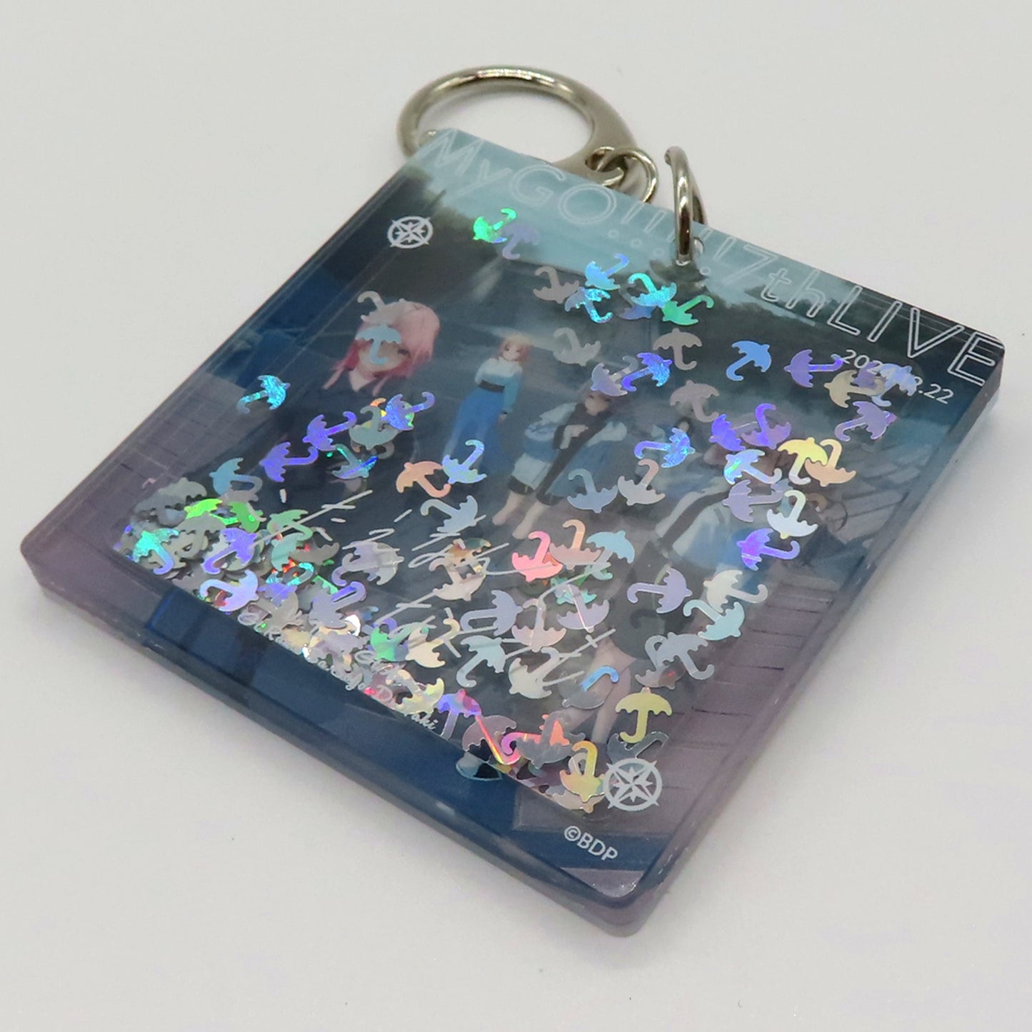 Group BanG Dream! Girls Band Party! MyGO!!!!! 7th LIVE Kotae Nante Nakutemo Commemorative Sequin Keychain [USED]