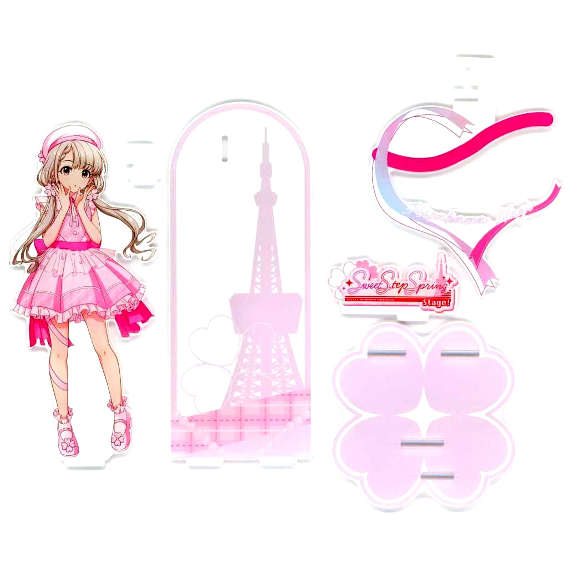Nagi Hisakawa The Idolmaster Cinderella Girls 3D Acrylic Stand TOKYO TOWER Sweet Step Spring Stage! [USED]