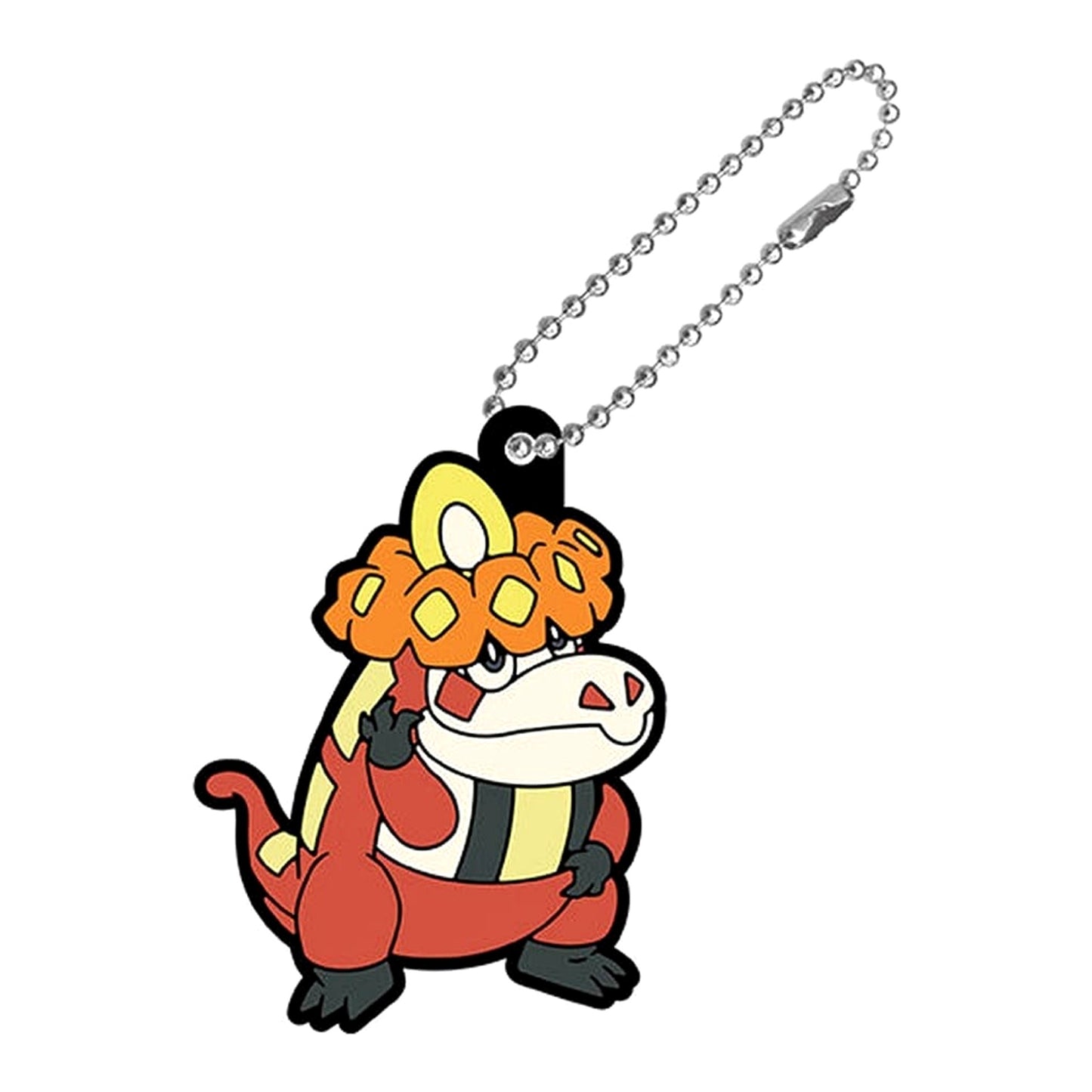 Pokemon Crocalor Pokemon Rubber Mascot 27 Keychains [USED]