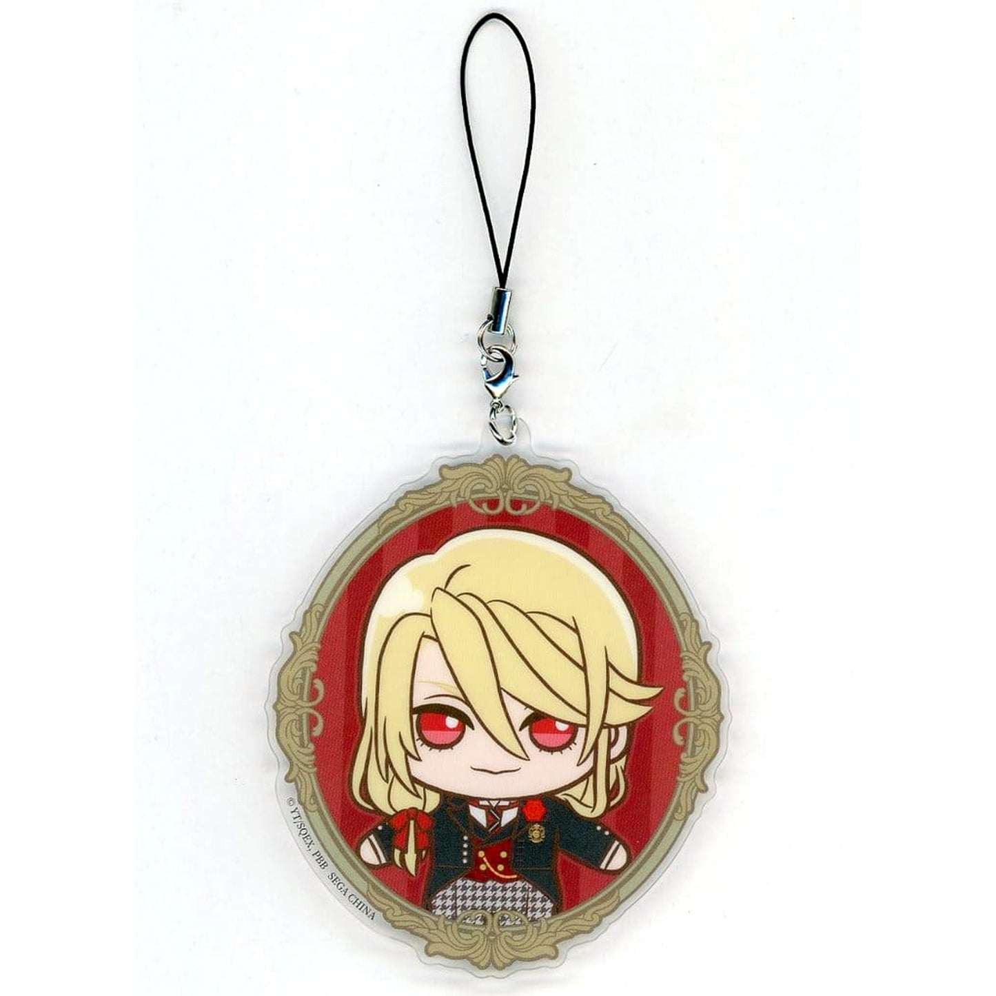 Black Butler: Public School Arc Edgar Redmond Sega Lucky Kuji Petit Art Collection Acrylic Strap Prize D [USED]