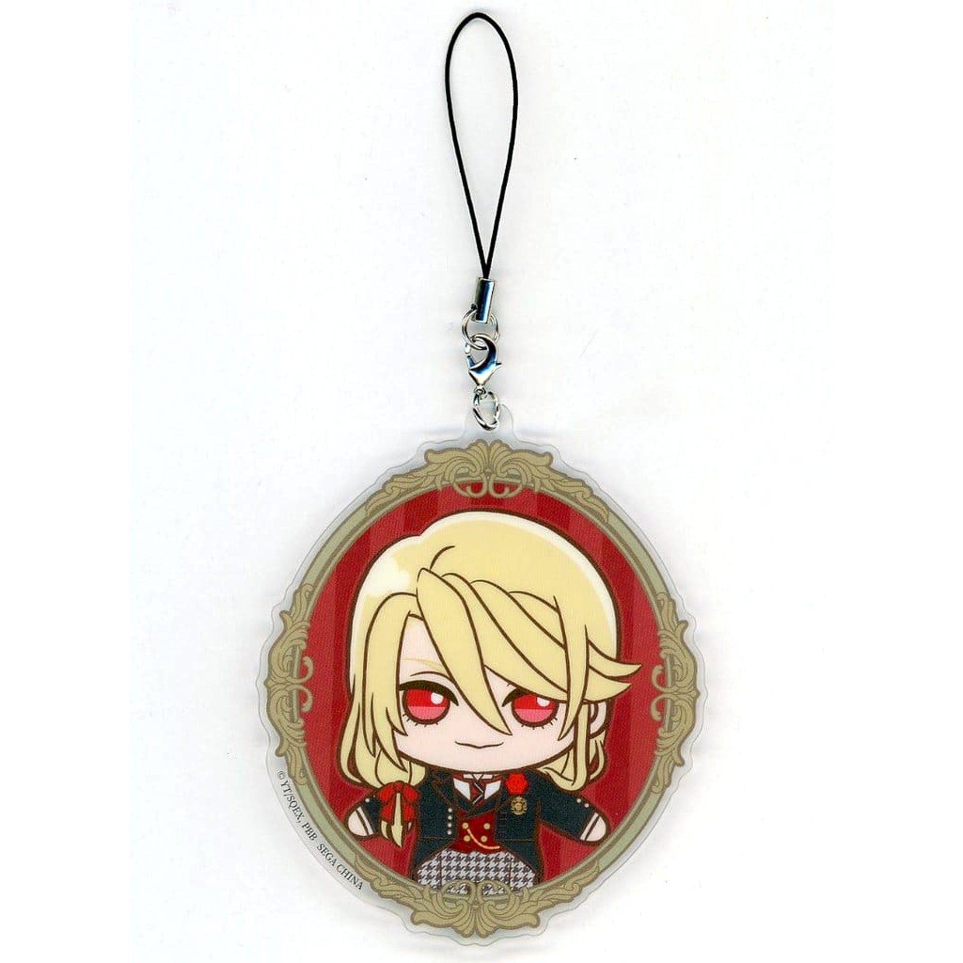 Black Butler: Public School Arc Edgar Redmond Sega Lucky Kuji Petit Art Collection Acrylic Strap Prize D [USED]