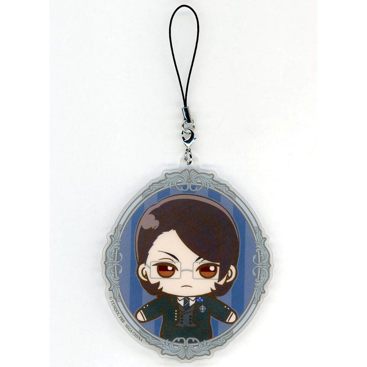 Black Butler: Public School Arc Clayton Sega Lucky Kuji Petit Art Collection Acrylic Strap Prize D [USED]