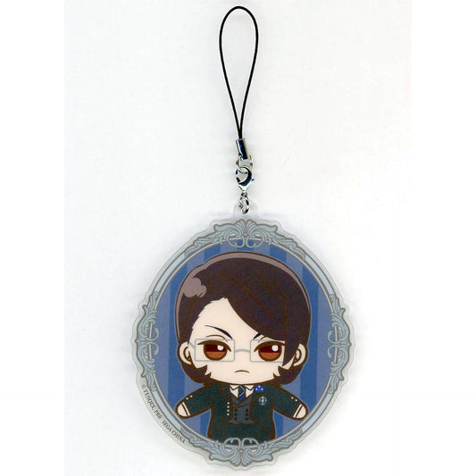 Black Butler: Public School Arc Clayton Sega Lucky Kuji Petit Art Collection Acrylic Strap Prize D [USED]