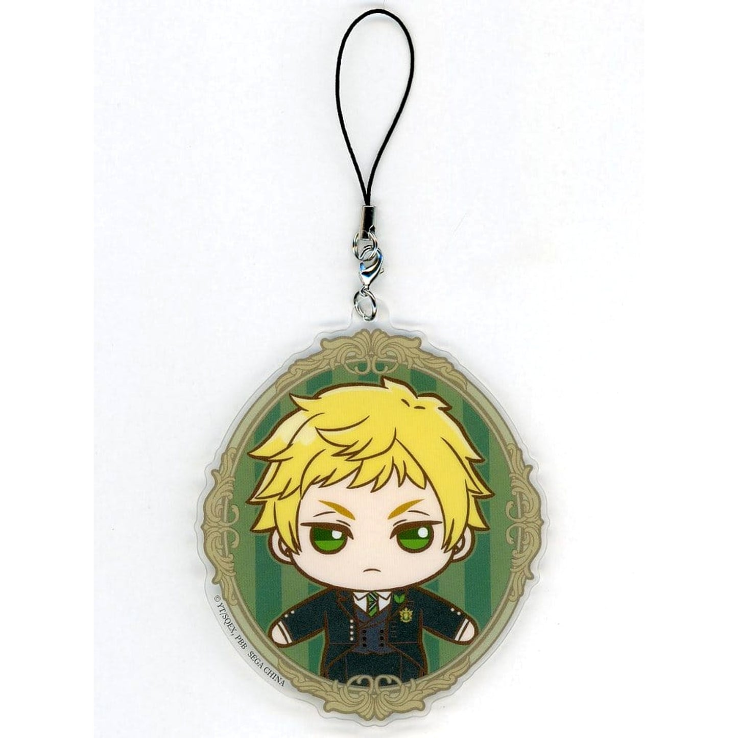 Black Butler: Public School Arc Edward Midford Sega Lucky Kuji Petit Art Collection Acrylic Strap Prize D [USED]