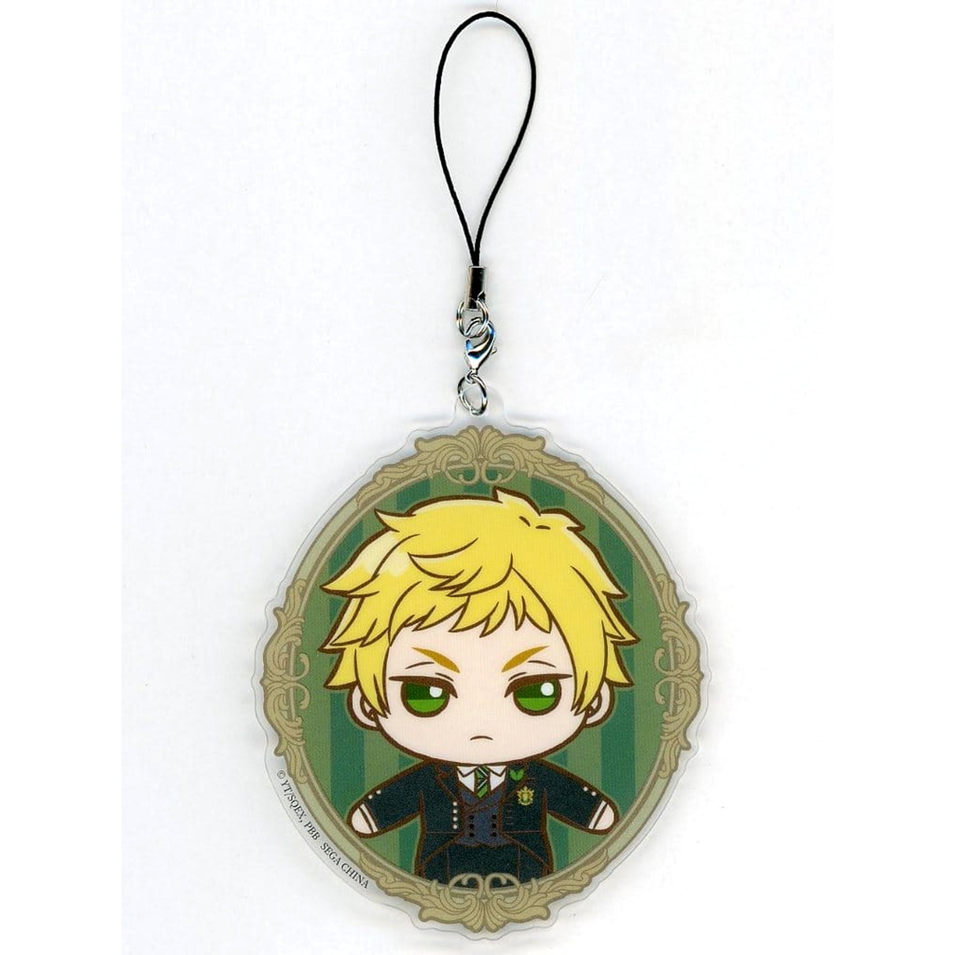 Black Butler: Public School Arc Edward Midford Sega Lucky Kuji Petit Art Collection Acrylic Strap Prize D [USED]