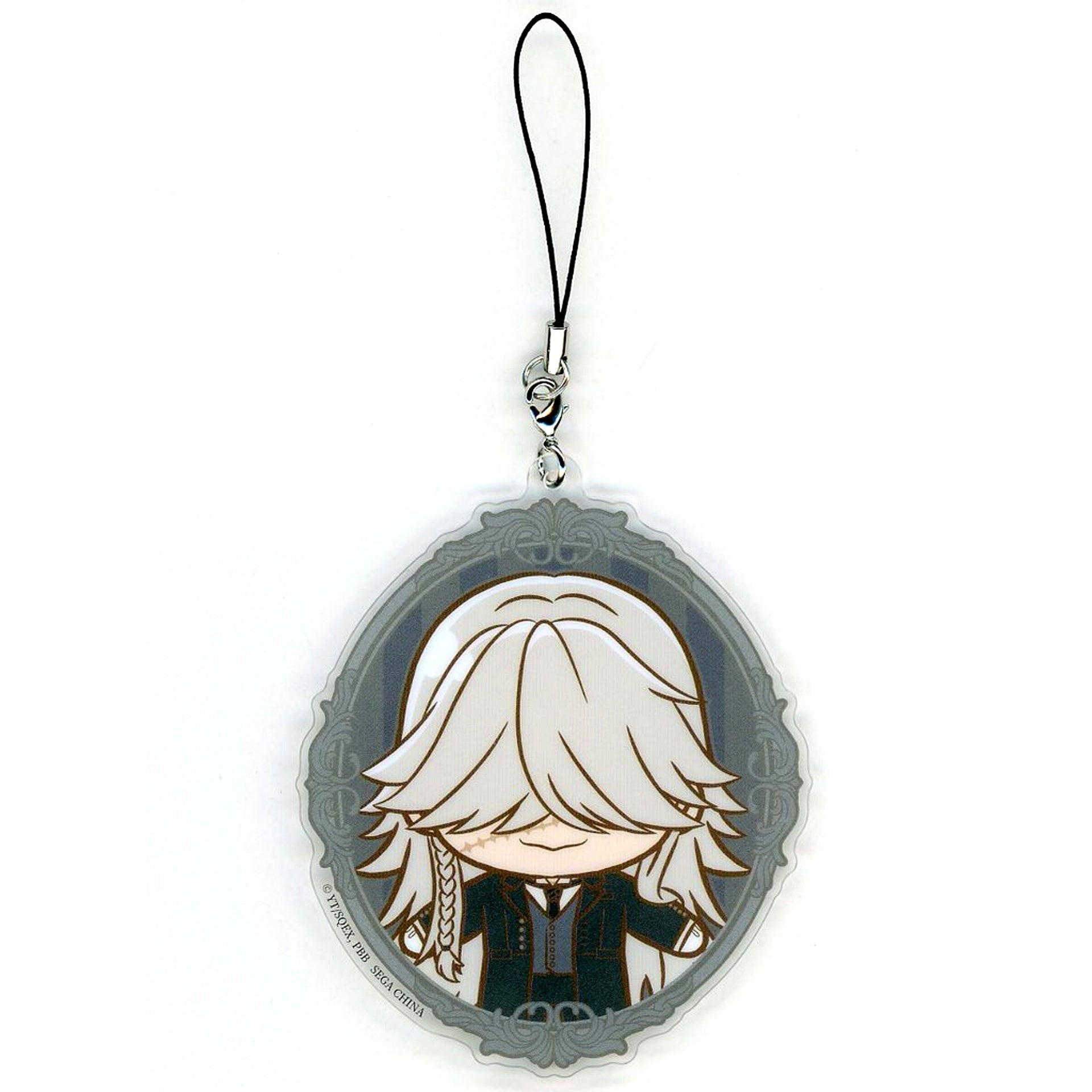 Undertaker D Prize Black Butler Public School Arc Petit Art Collection Acrylic Strap Sega Lucky Kuji [USED]