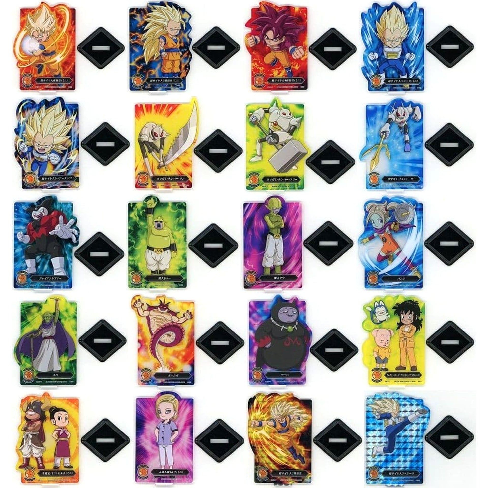 Dragon Ball Daima Super Saiyan Son Goku & Others All 20 Types Set Ichiban Kuji Part 2 Acllect Prize J Acrylic Stands [USED]