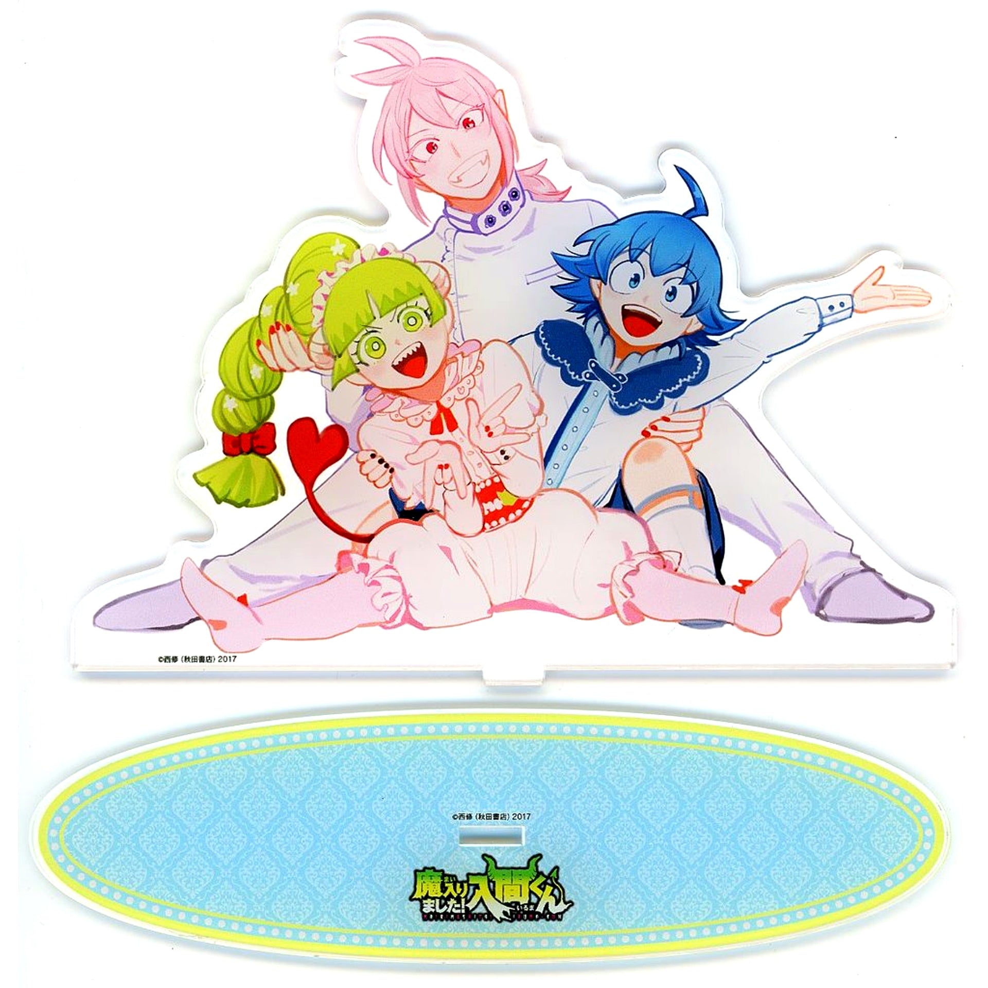Iruma Suzuki & Asmodeus Alice & Valac Clara Acrylic Stand Welcome to Demon School! Iruma-kun [USED]