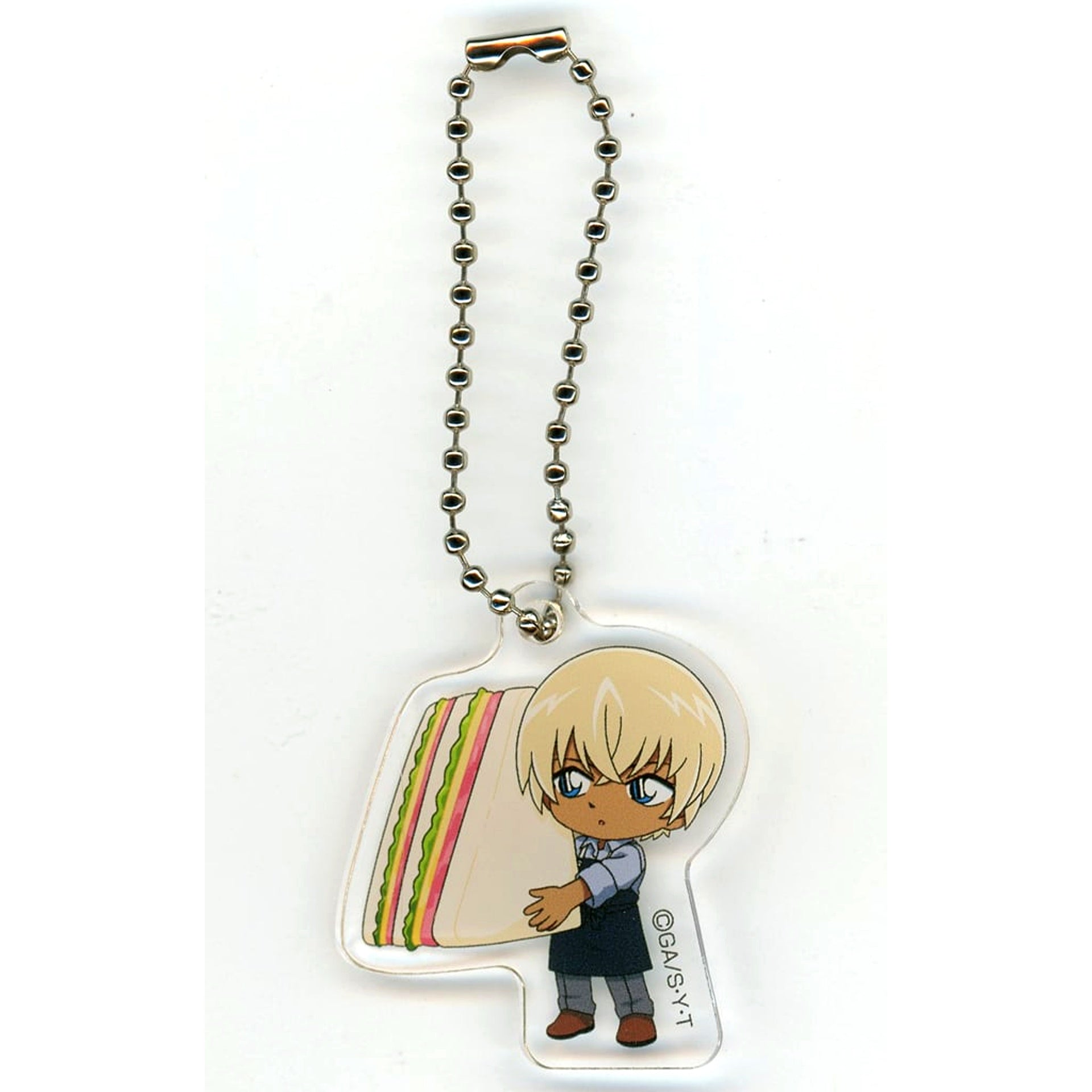 Toru Amuro Detective Conan Cafe 2025 Acrylic Keychain B [USED]