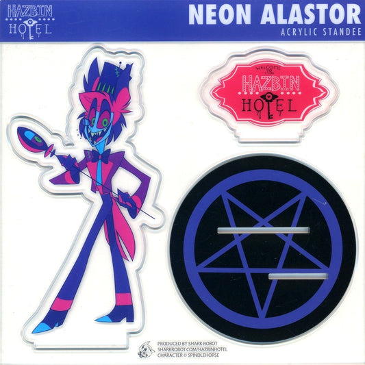 Neon Alastor Base Inverted Pentagram Acrylic Stand Hazbin Hotel [USED]