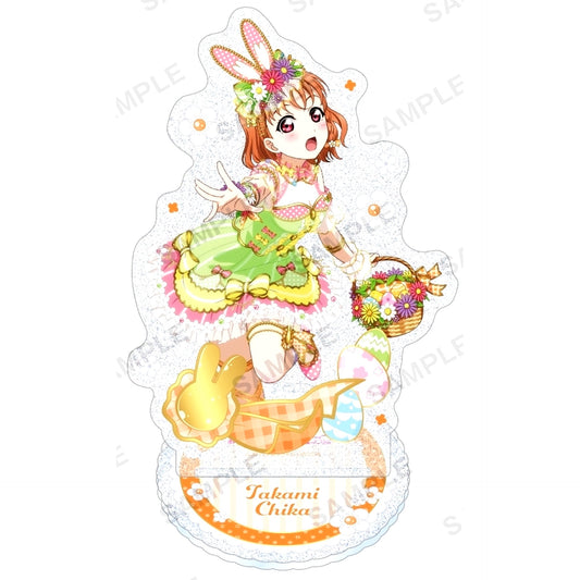 Chika Takami Aqours Theme Park Ver. Kirarin Acrylic Stand Love Live! School Idol Festival [USED]
