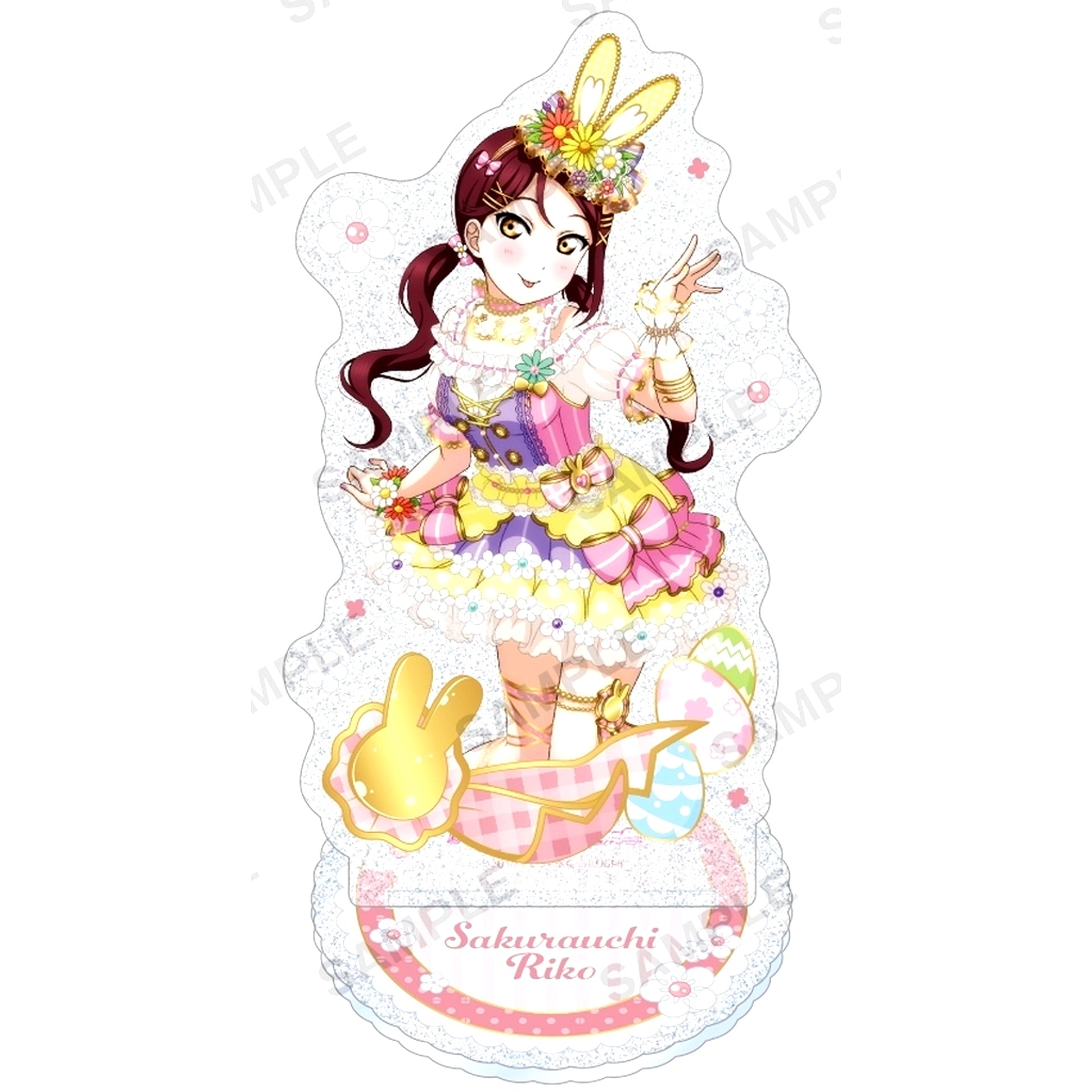 Riko Sakurauchi Aqours Theme Park Ver. Kirarin Acrylic Stand Love Live! School Idol Festival [USED]
