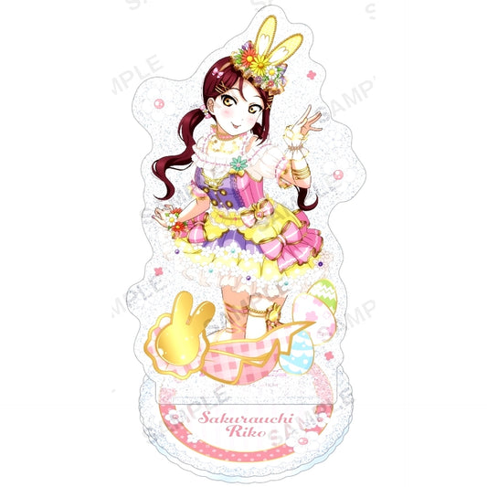 Riko Sakurauchi Aqours Theme Park Ver. Kirarin Acrylic Stand Love Live! School Idol Festival [USED]
