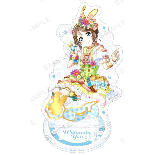You Watanabe Aqours Theme Park Ver. Kirarin Acrylic Stand Love Live! School Idol Festival [USED]