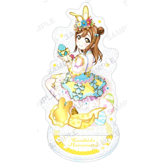 Hanamaru Kunikida Aqours Theme Park Ver. Kirarin Acrylic Stand Love Live! School Idol Festival [USED]