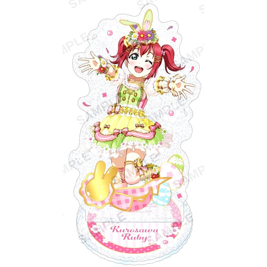 Ruby Kurosawa Aqours Theme Park Ver. Kirarin Acrylic Stand Love Live! School Idol Festival [USED]