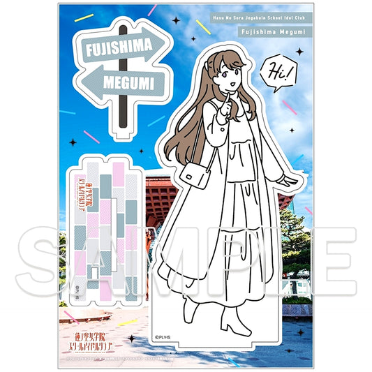 Megumi Fujishima Love Live! Hasunosora Girls' High School Idol Club Osanpo wa Kisetsu o Matotte Acrylic Figure [USED]