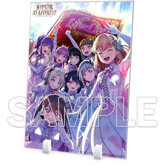 Group Ver. AURORA FLOWER Acrylic Stand Love Live! Hasunosora Girls' High School Idol Club [USED]