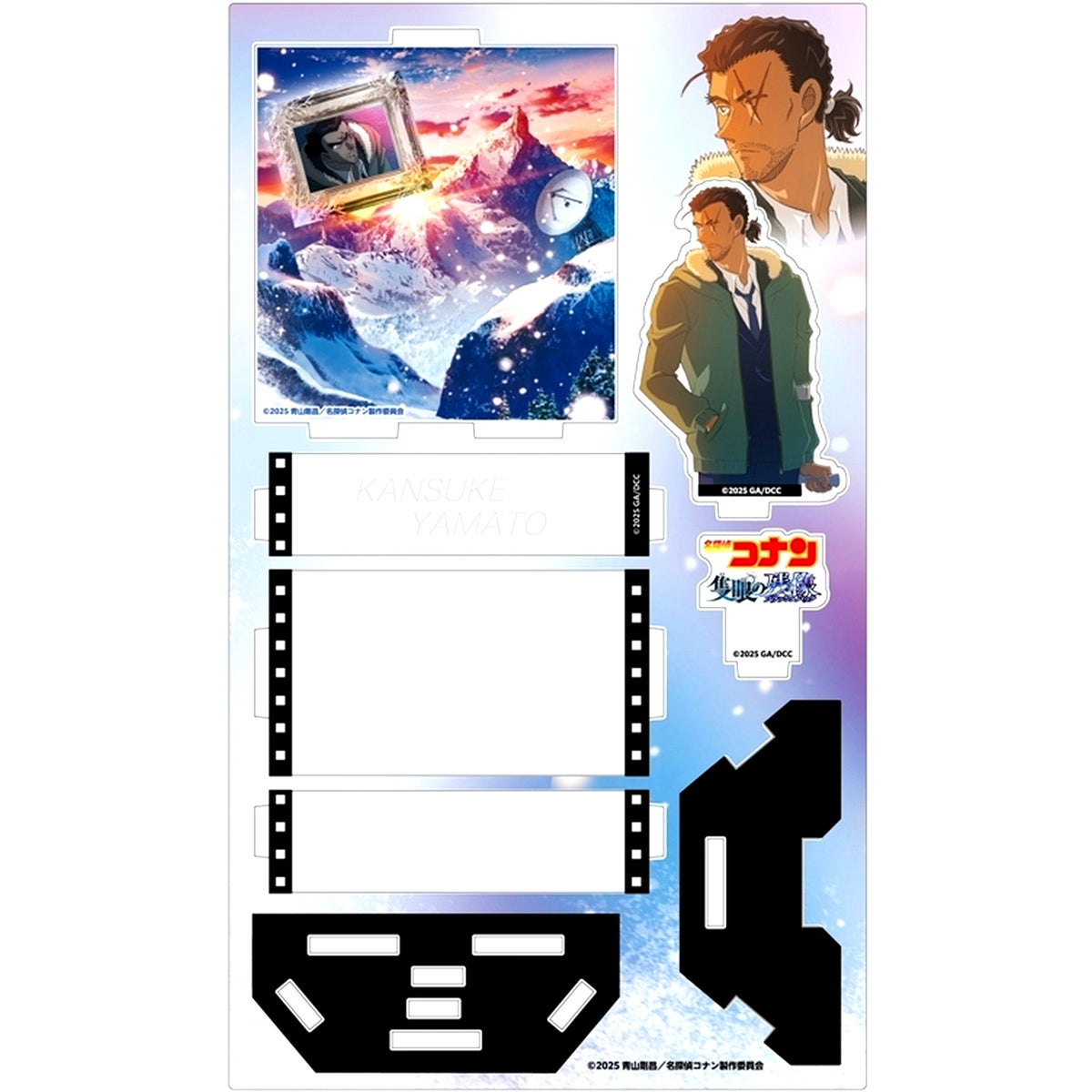 Kansuke Yamato Detective Conan The Movie Sekigan no Zanzo Show Window Style Acrylic Stand [USED]