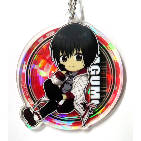Yoichi Nagumo SAKAMOTO DAYS Trading Mini Chara Holographic Acrylic Keychain Downer Coord Ver. [USED]