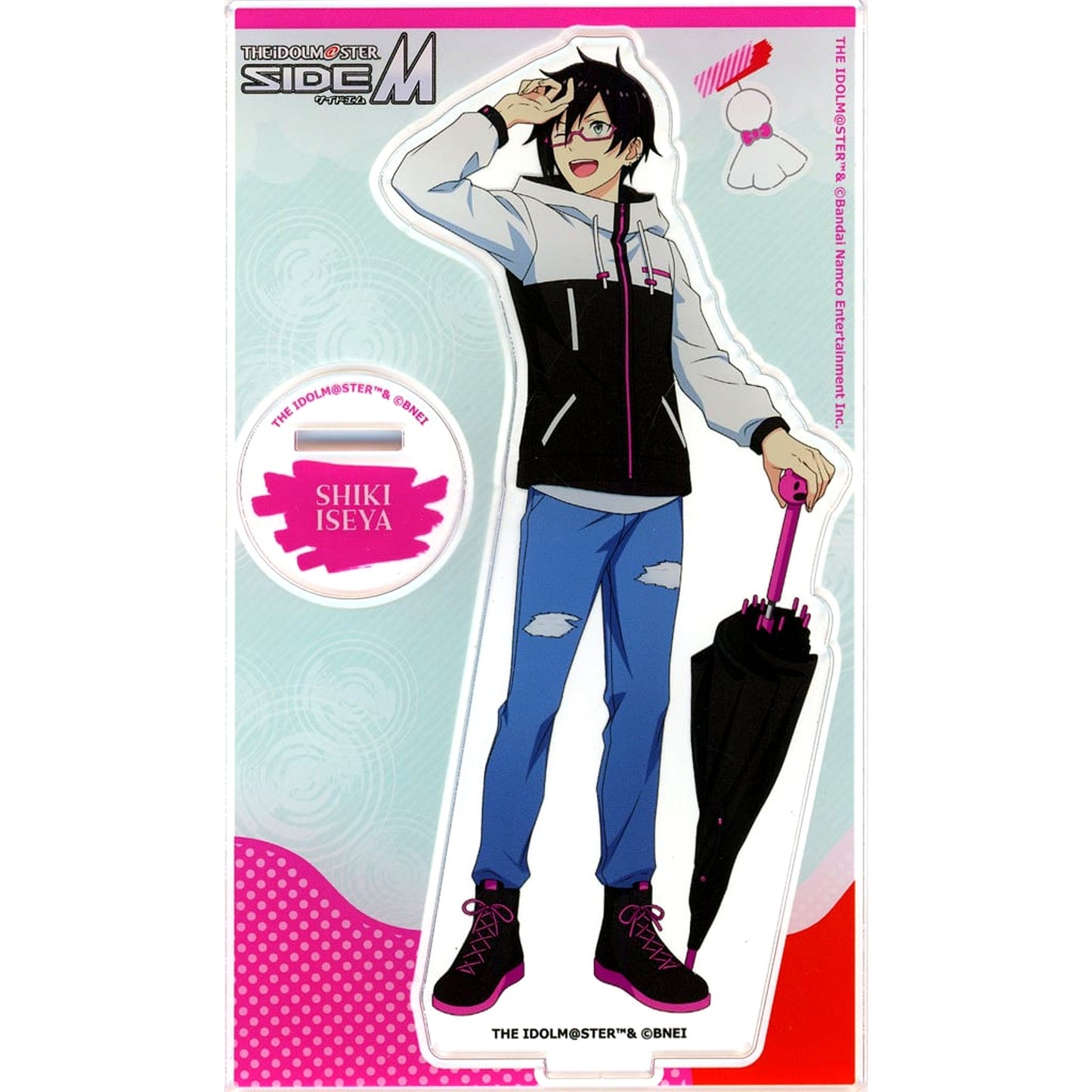 Shiki Iseya THE IDOLM@STER SideM Acrylic Stand Karaoke no Tetsujin [USED]