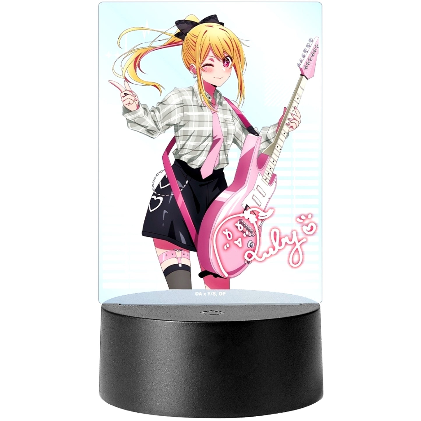 Ruby Hoshino Illustration Rock Band Ver. Light Up Acrylic Stand Oshi no Ko [USED]