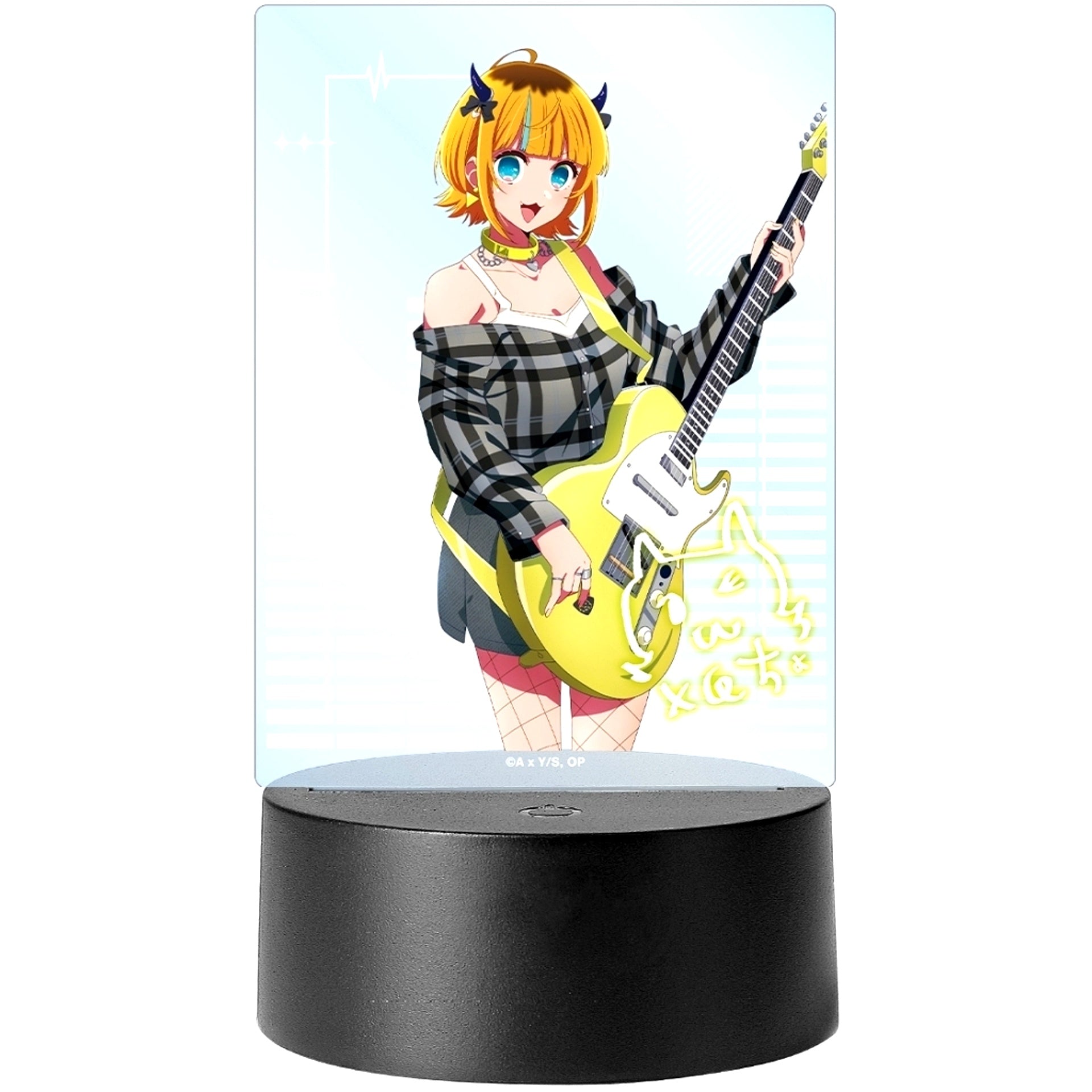 Mem-cho Illustration Rock Band Ver. Light Up Acrylic Stand Oshi no Ko [USED]