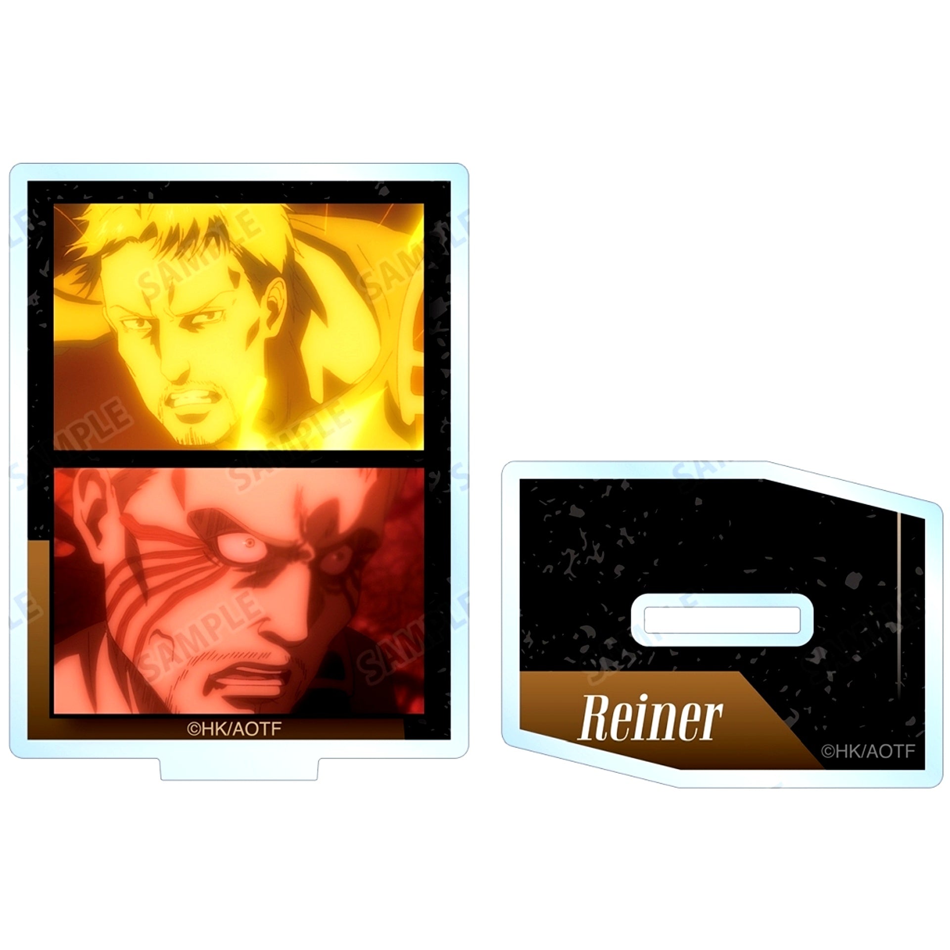 Reiner Braun Attack on Titan Trading Scene Acrylic Stand [USED]