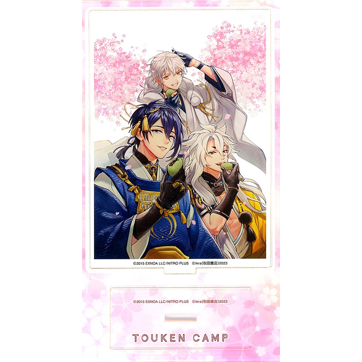 Group Touken Ranbu: Outdoor Ibun - Touken Camp Acrylic Stand Only from Comic Vol. 3 Animate Set Bundle Bonus [USED]