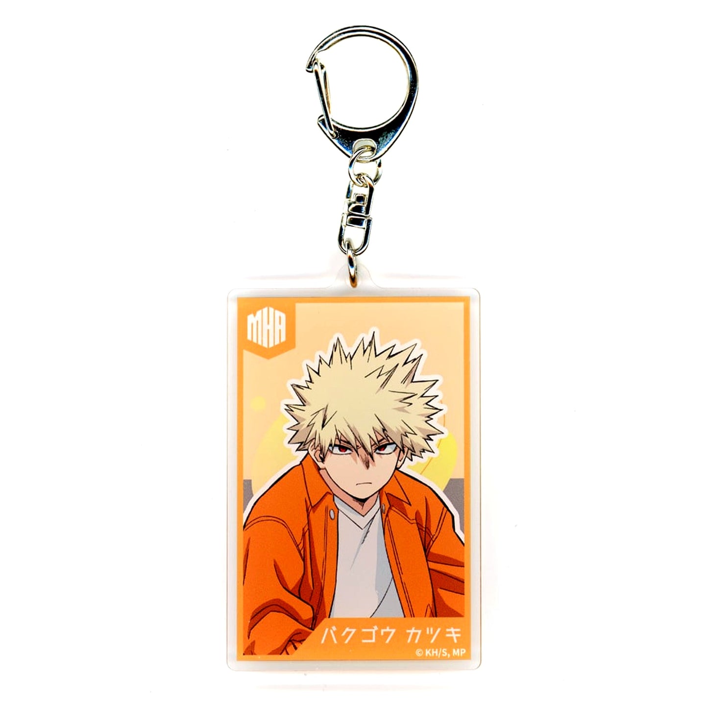 Katsuki Bakugo My Hero Academia Trading Card Keychain Light Color Style [USED]