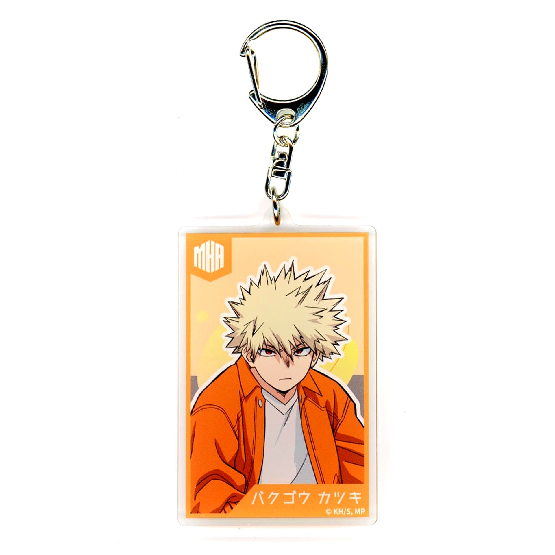 Katsuki Bakugo My Hero Academia Trading Card Keychain Light Color Style [USED]