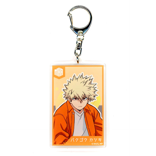 Katsuki Bakugo My Hero Academia Trading Card Keychain Light Color Style [USED]