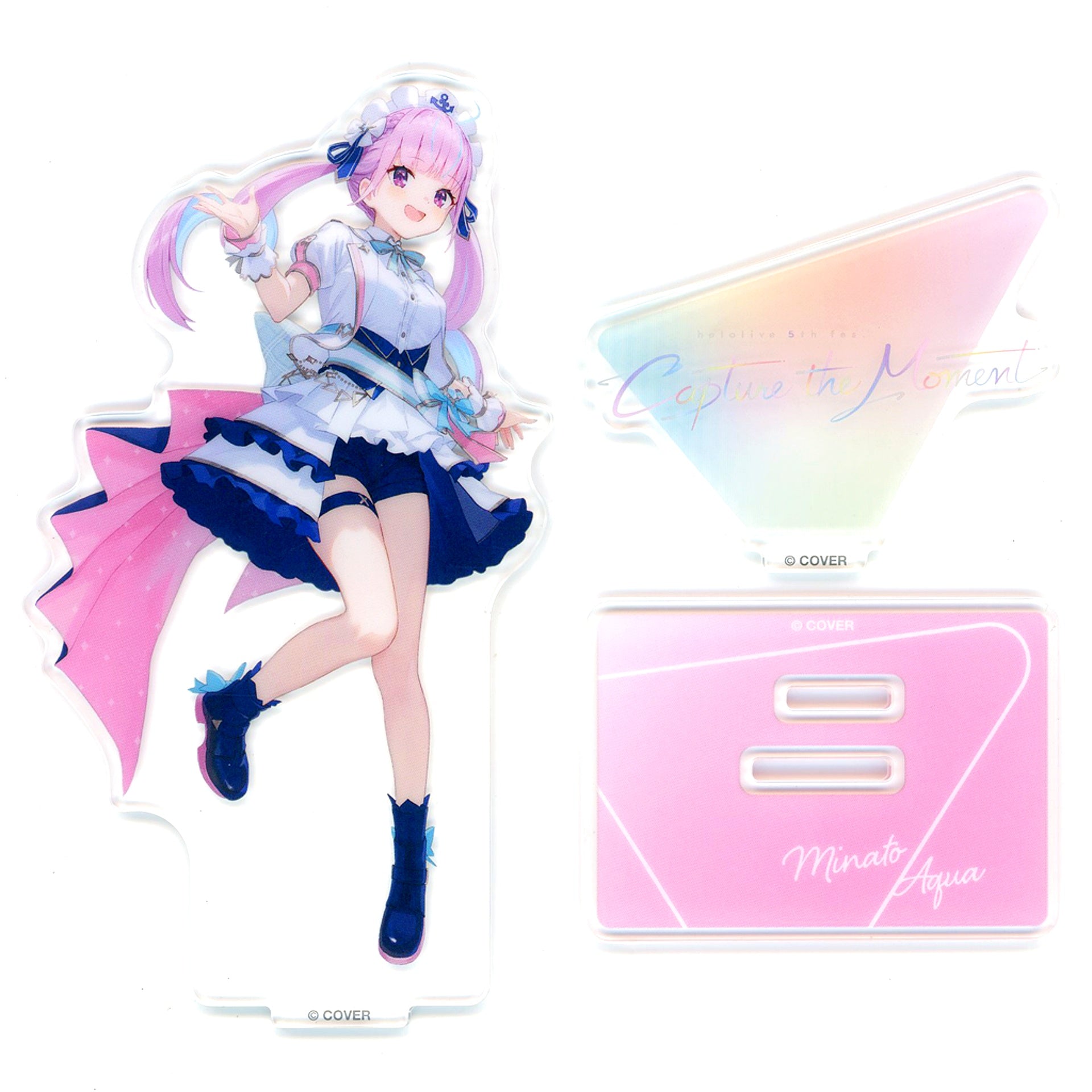 Minato Aqua Acrylic Stand hololive 5th fes. Capture the Moment hololive stage3 Virtual YouTuber Hololive [USED]