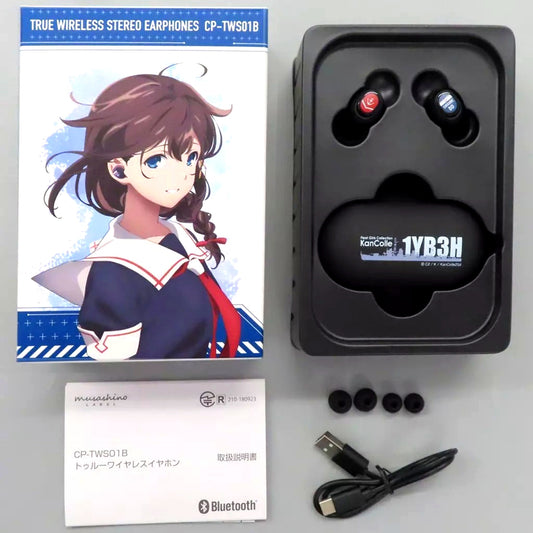 Shigure Wireless Earphones CP-TWS01B Kantai Collection KanColle Itsuka Ano Umi de x ONKYO [USED]