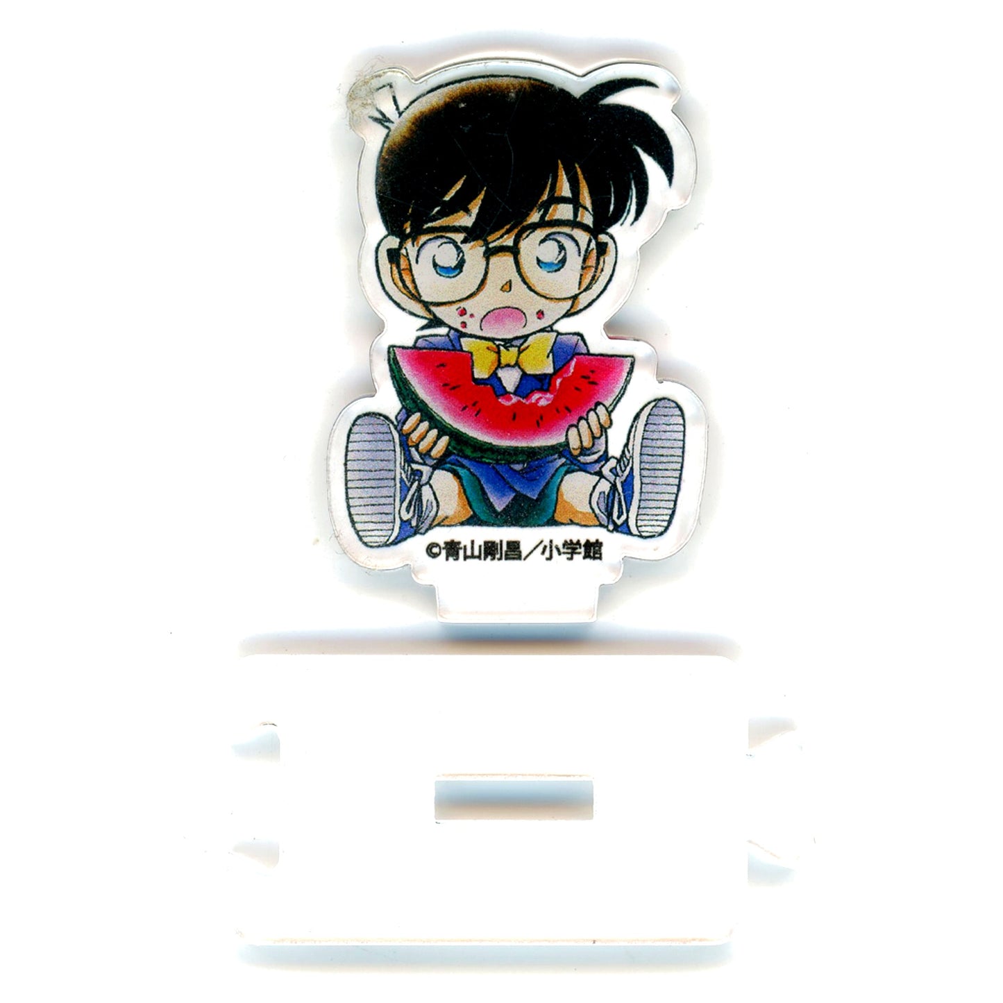 Conan Edogawa Watermelon Detective Conan Conan's House Beika Shopping Street Clear Stand Gacha [USED]