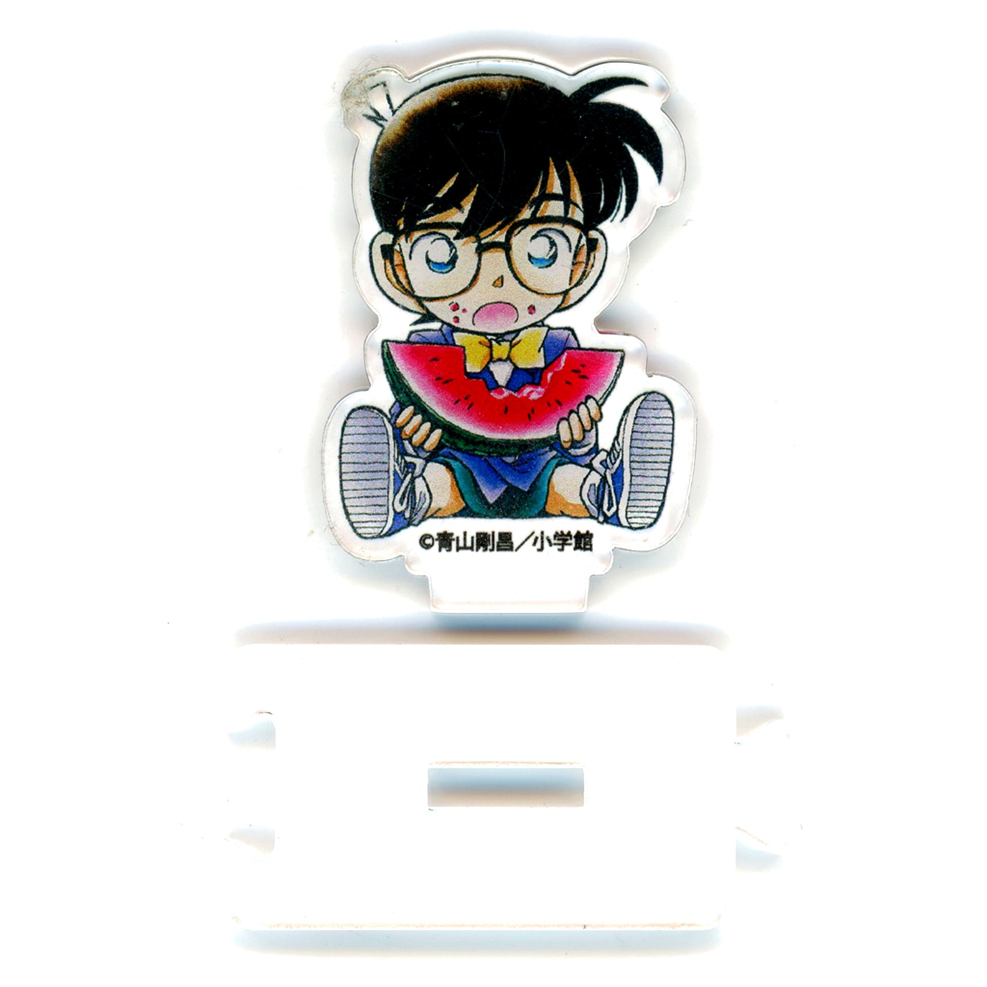 Conan Edogawa Watermelon Detective Conan Conan's House Beika Shopping Street Clear Stand Gacha [USED]