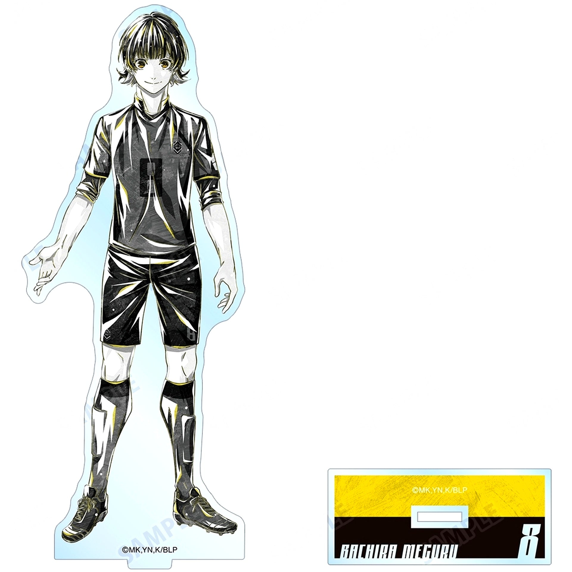 Meguru Bachira Ani-Art BLACK LABEL BIG Acrylic Stand Blue Lock [USED]