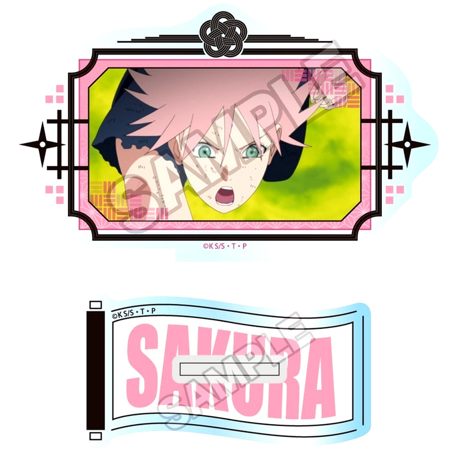 Sakura Haruno Scene Shot Vol. 1 Acrylic Stand Naruto Shippuden [USED]