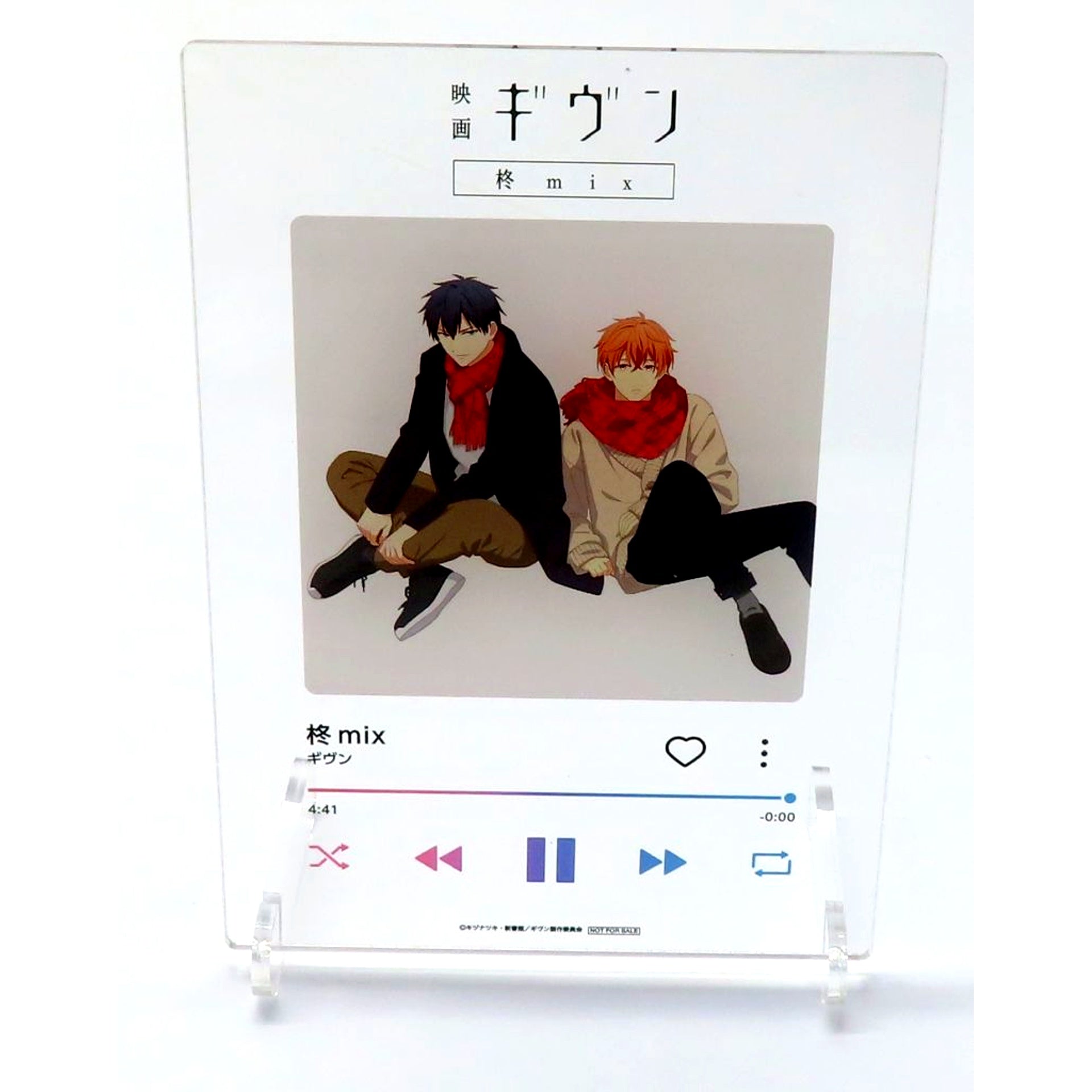 Mafuyu Sato & Ritsuka Uenoyama Acrylic Plate Blu-ray/DVD Movie given Hiiragi mix Rakuten Books Bonus [USED]