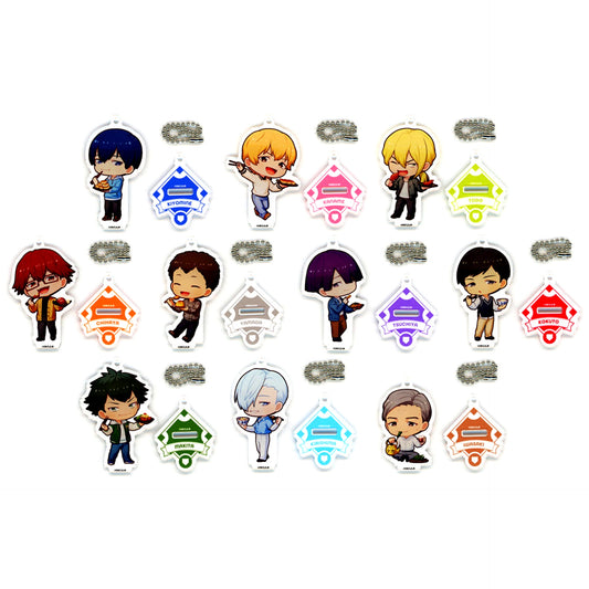 Oblivion Battery Trading Mini Chara Acrylic Stand Charm Set of 10 Nikuju Gyoza no Dandadan [USED]