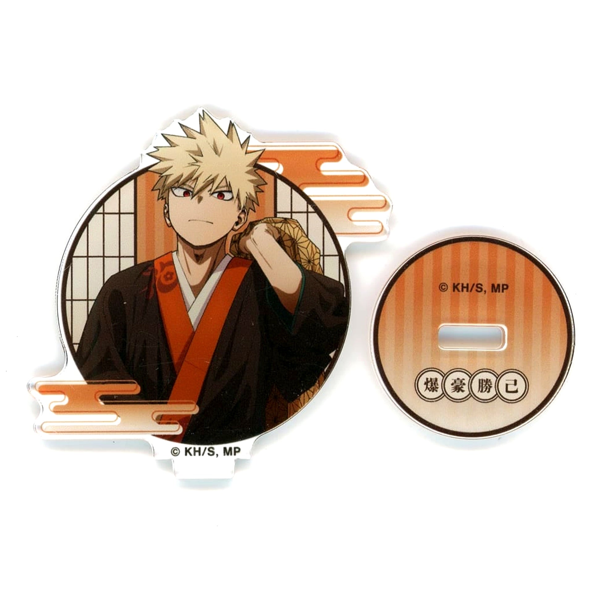 Katsuki Bakugo My Hero Academia in Asakusa Hanayashiki Trading Acrylic Stand Newly Drawn Illustration Hanayashiki Ver. Upper Body [USED]