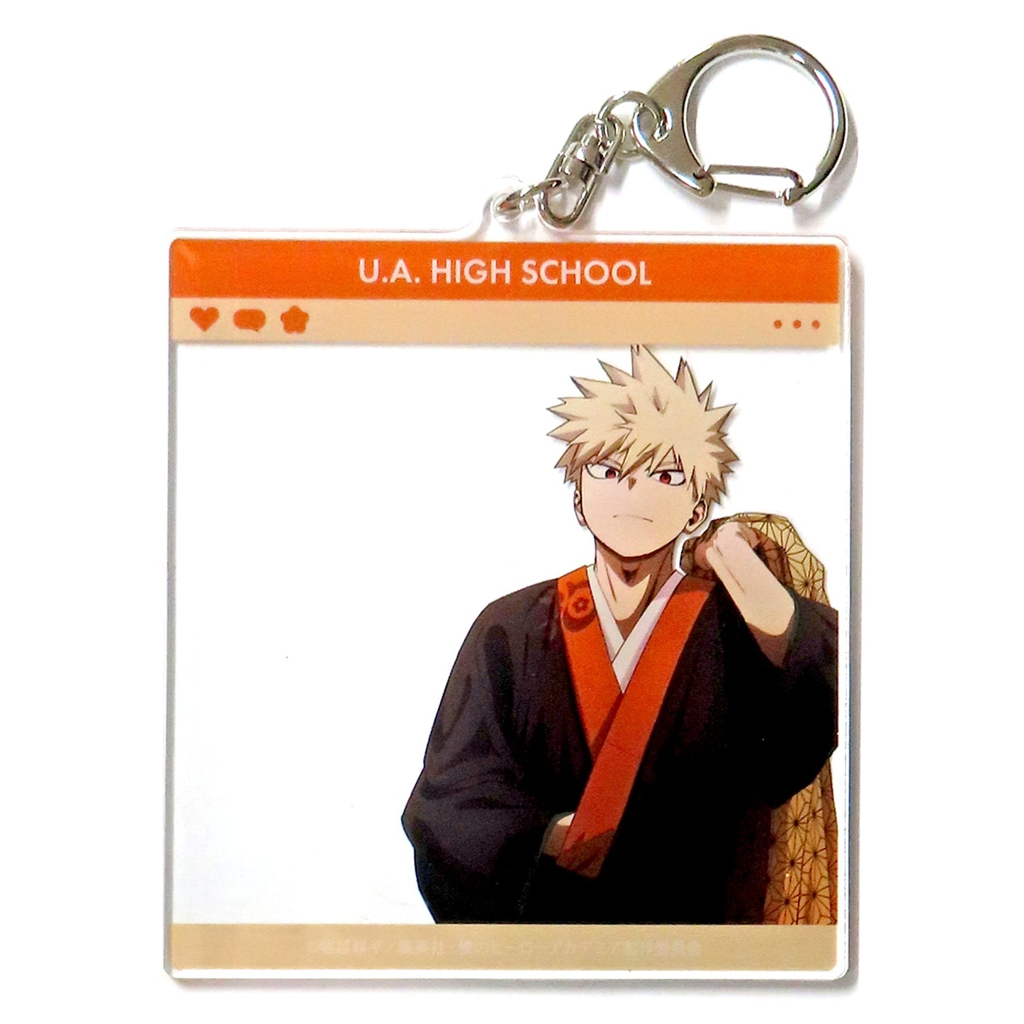 Katsuki Bakugo My Hero Academia in Asakusa Hanayashiki Illustration Hanayashiki Ver. SNS Style Big Acrylic Keychain [USED]